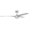 CRAFTMADE Phoebe 60 in. Indoor/Damp Painted Nickel Ceiling Fan with Smart Wi-Fi Enabled Remote and LED Optional Light Kit Included