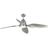 Progress Lighting Holland 60 in. Indoor/Outdoor Integrated LED Nickel Global Ceiling Fan with Remote Included for Living Room and Bedroom