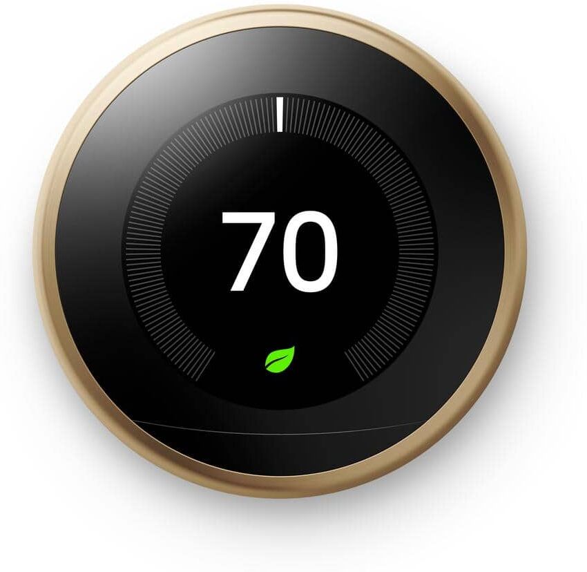 Best Smart Thermostat 2024: Top Picks & Buyer's Guide 17 Google Nest Learning Thermostat - Smart Wi-Fi Thermostat - Brass