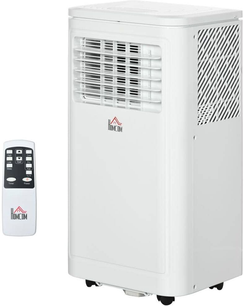 Best Portable Air Conditioner: Top 10 Picks, Expert Review & Buyer Guide 36 HOMCOM 5,000 BTU Portable Air Conditioner Cools 150 Sq. Ft. with Dehumidifier, Fan, Remote and Wheels in White