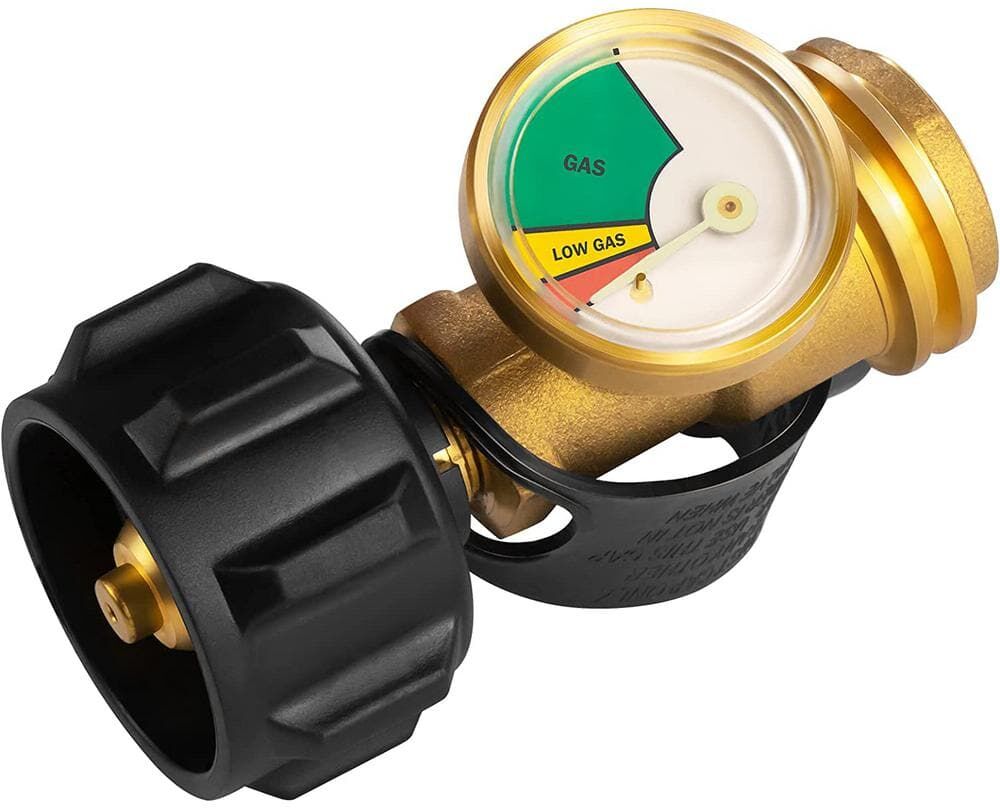 For Propane Tank Gas Cylinder Gas Gauge, Universal Propane Tank Gauge [100% Solid Brass]