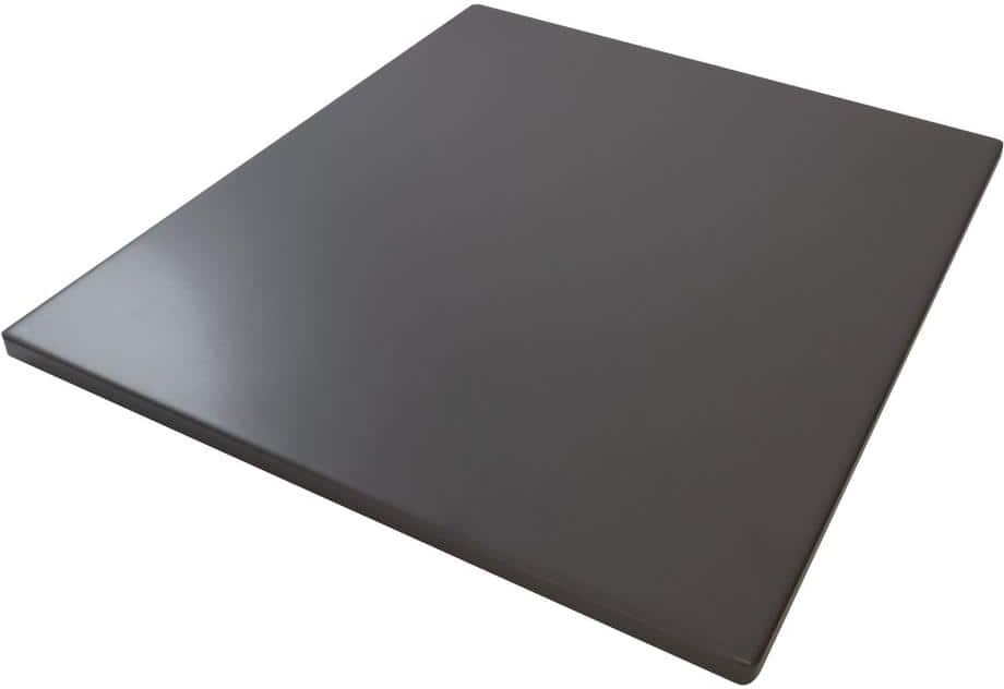 14 in. x 16 in. Glazed Rectangle Pizza Stone in Grey