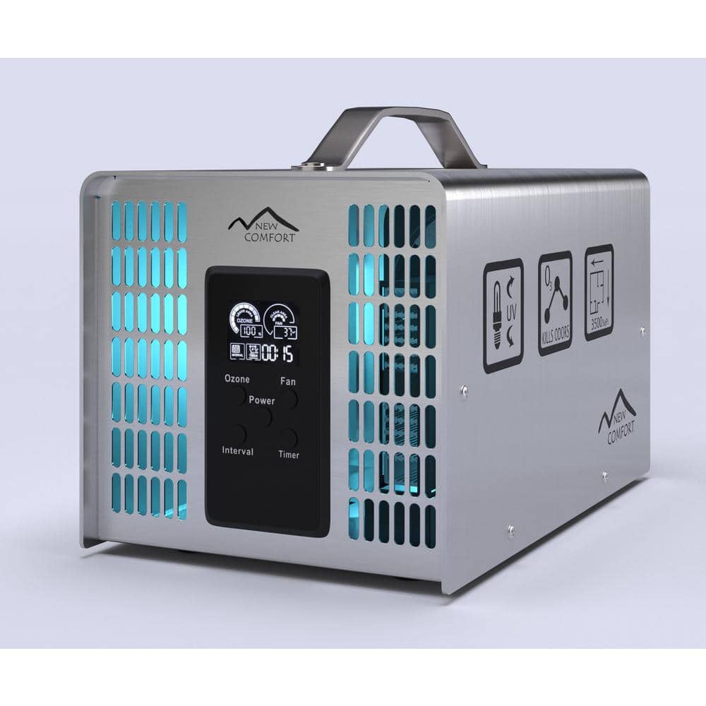 NEW COMFORT SS7000 Stainless Steel Commercial Air Purifier and Ozone Generator with UV