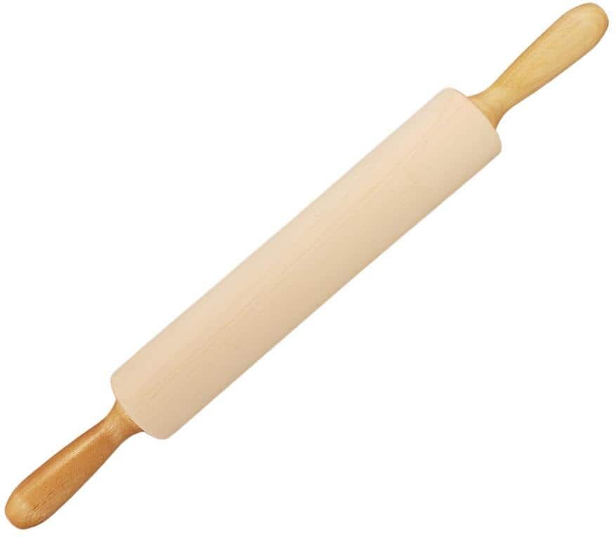 Frieling Classic Rolling Pin, with Handles 2.4 in. Dia x 12 in. L