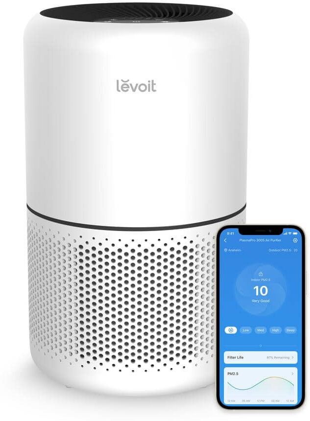 LEVOIT PlasmaPro 300S Smart True HEPA Air Purifier 219 sq. ft.