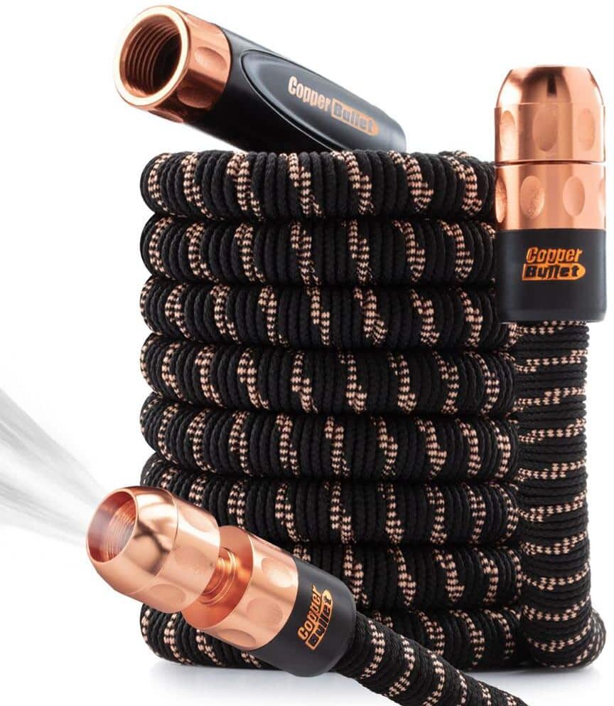 Pocket Hose Copper Bullet 3/4 in. Dia x 50 ft. Expandable 650 psi Lightweight Lead-Free Kink-Free Hose