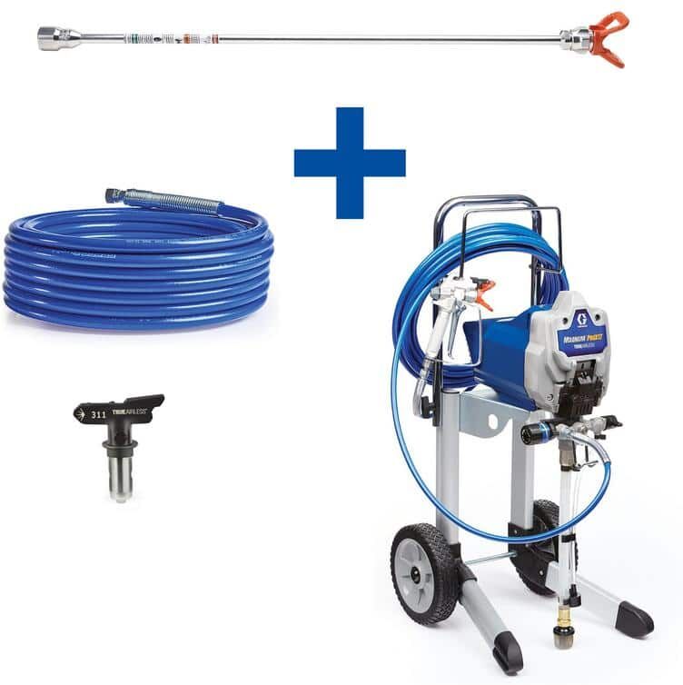 Graco Magnum ProX17 Cart Airless Paint Sprayer with 20 in. Extension, 50 ft. Hose and TRU311 Tip