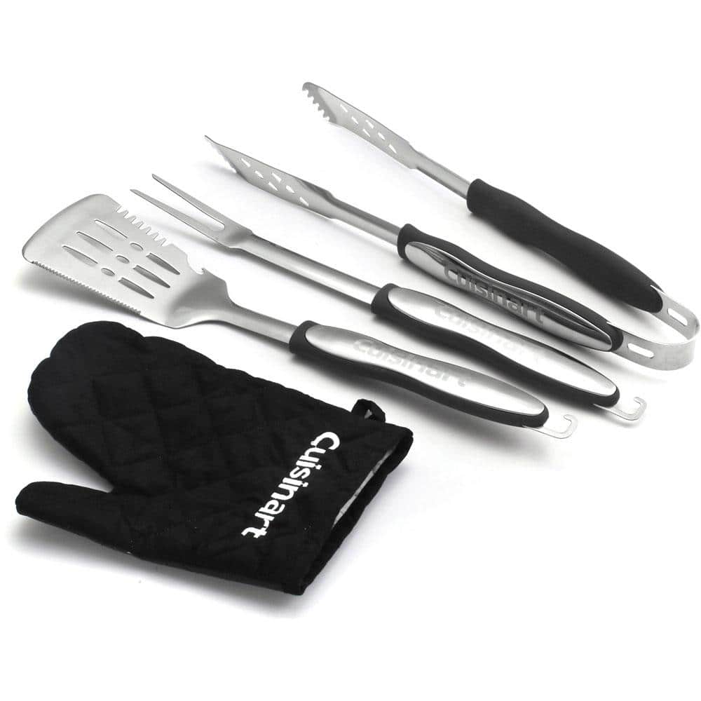 Cuisinart Black Cooking Accessory Grilling Tool Set (3-Piece)