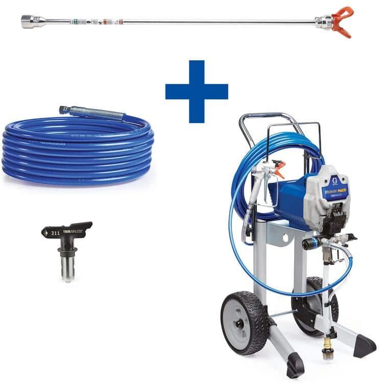 Graco Magnum ProX19 Cart Airless Paint Sprayer with 20 in. Extension, 50 ft. Hose and TRU311 Tip