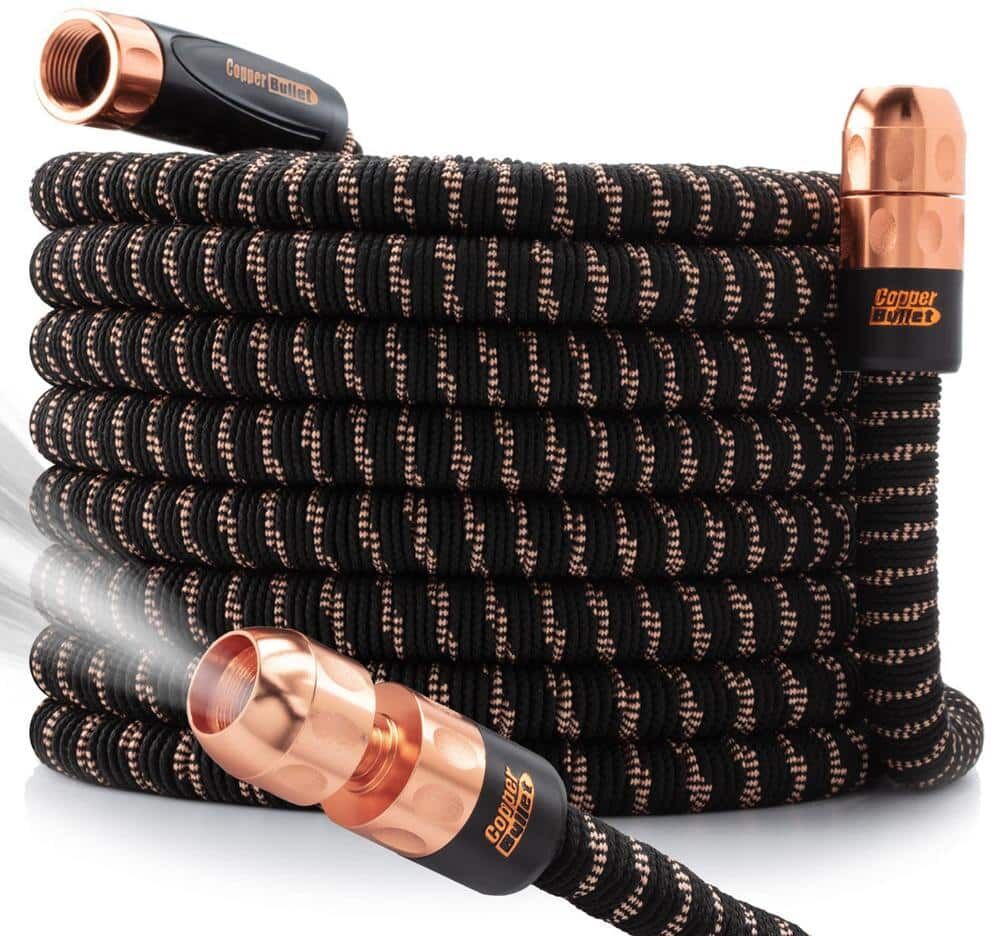 Pocket Hose Copper Bullet 3/4 in. Dia x 100 ft. Expandable 650 psi Lightweight Lead-Free Kink-Free Hose