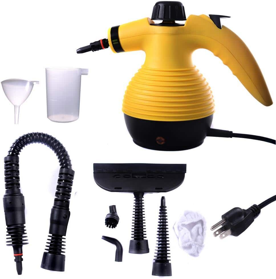 cadeninc Multifunctional Handheld Pressurized Steam Cleaner with 9-Piece Accessory Set, Steam Cleaning for Car, Home, Bedroom