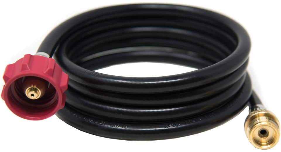 GASONE 8 ft. 1 lb. to 20 lbs. Propane Adapter Hose Converter