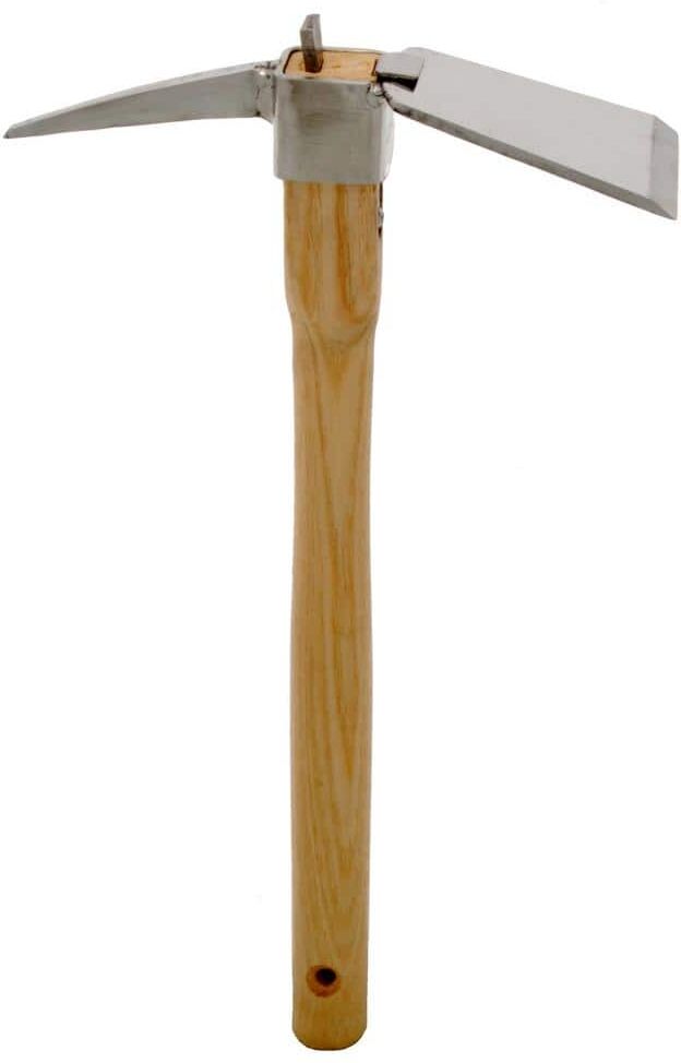 2.5 in. W Stainless Steel Blade 3 in. Pick Planting Hoe