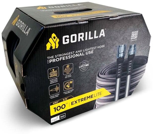 Gorilla Extremelite 5/8 in. x 100 ft. Heavy Duty Garden Hose