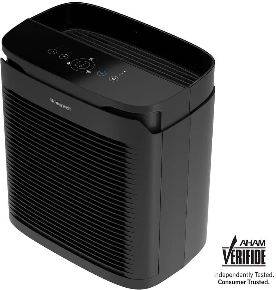 Honeywell PowerPlus HEPA Air Purifier, Medium/Large Rooms (200 sq. ft.) Black