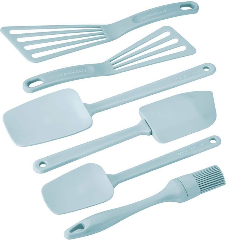 Rachael Ray 6-Piece Sky Blue Tools and Gadgets Nylon Tool Set