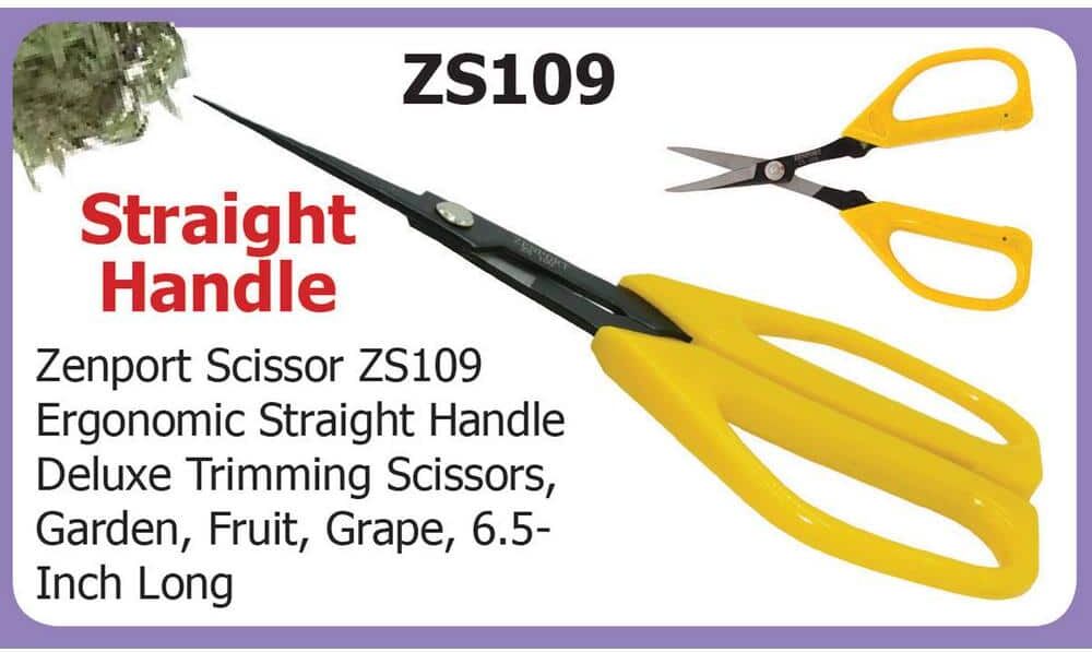 ZENPORT:Zenport Scissors, Garden/Fruit/Grape, 6.5 in. L (Box of 3)