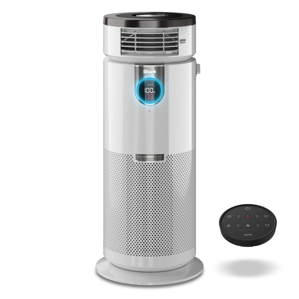 Shark Air Purifier 3-in-1 HEPA Filter, Air Purifier, Purified Heat, Purifed Fan, 1000 sq. ft.