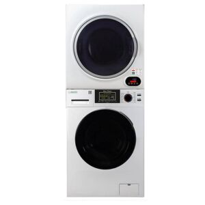 Equator 24 in. Wide 110V White 1.9 cu. ft. Stacked Laundry Center and 3.5 cu. ft. Dryer Electric