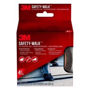3M 4 in. x 15 ft. Safety Walk Step and Ladder Tread Tape, Black