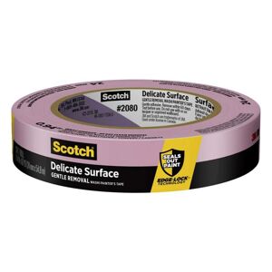 3M Scotch 0.94 in. x 60 yds. Delicate Surface Painter's Tape (Case of 24), Purple