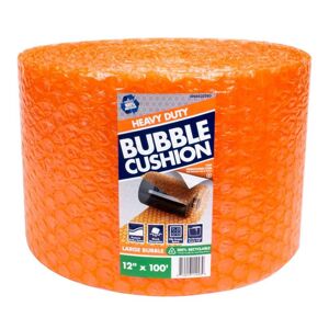 Pratt Retail Specialties 5/16 in. x 12 in. x 100 ft. Perforated Bubble Cushion Wrap (2-Pack)