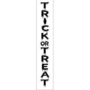 Designer Stencils Trick or Treat Tall Sign Stencil