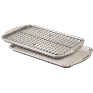 Circulon Nonstick 3-Piece Bakeware Set in Gray