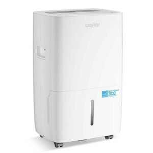 waykar 120-Pint Home Dehumidifier with Drain and Water Tank for 6000 sq. ft. Home Essential Energy Star Certified White, Whites