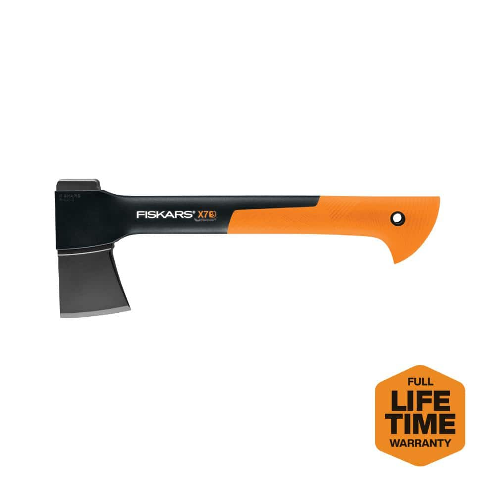 Fiskars X7 1.4 lb Hatchet Camping Axe with 14 in. Shock-absorbing Handle