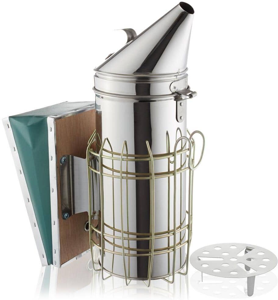 Honey Keeper 12-1/2 in. Stainless Steel Bee Hive Smoker