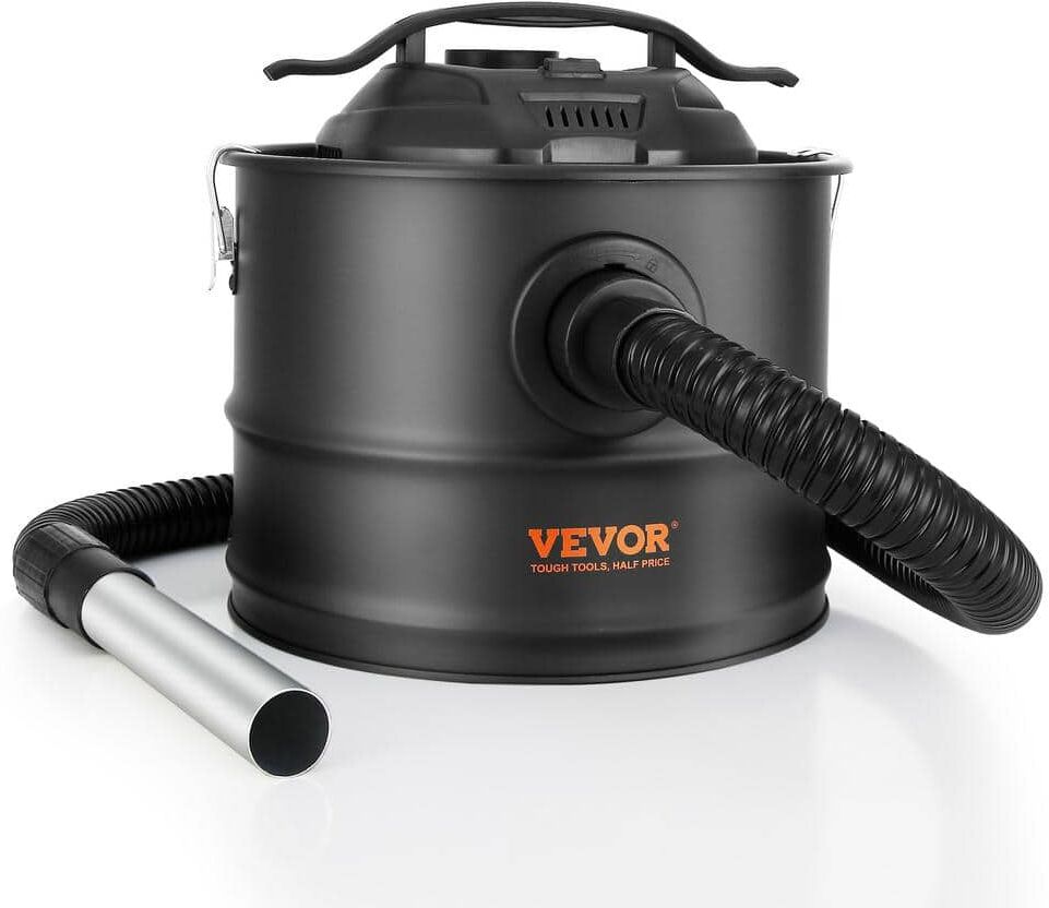 VEVOR 4 Gal. 1200-Watt Vacuum Cleaner Bagless Corded HEPA Filter with 47.2 in. Hose Multisource in Black Canister Vacuum