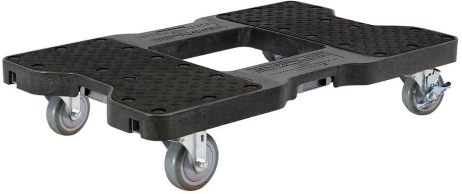 SNAP-LOC 1500 lbs. Capacity Industrial Strength Professional E-Track Dolly in Black