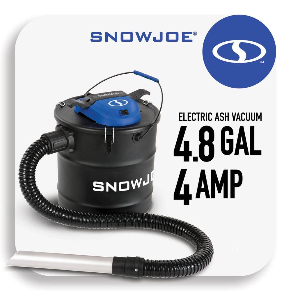 Snow Joe 4.8 Gal. Ash Canister Vacuum Cleaner
