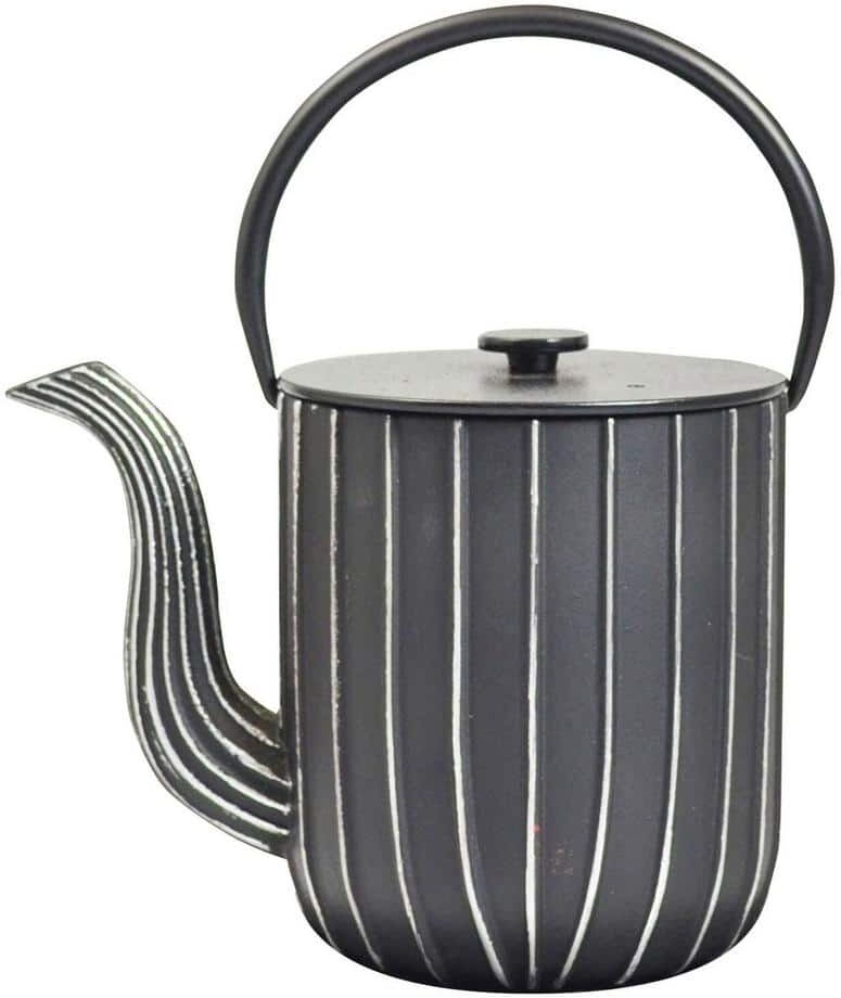 Frieling MariageCast Iron 34 fl. oz. Black/Silver with Trivet