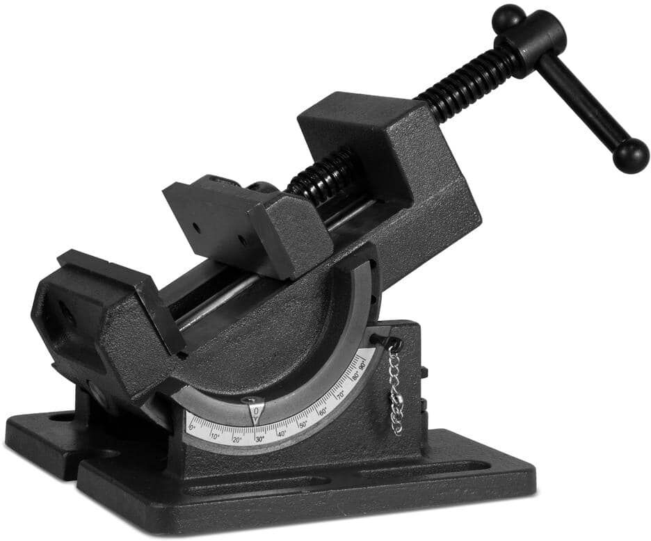 WEN 3.25 in. Industrial Strength Benchtop and Drill Press Tilting Angle Vise