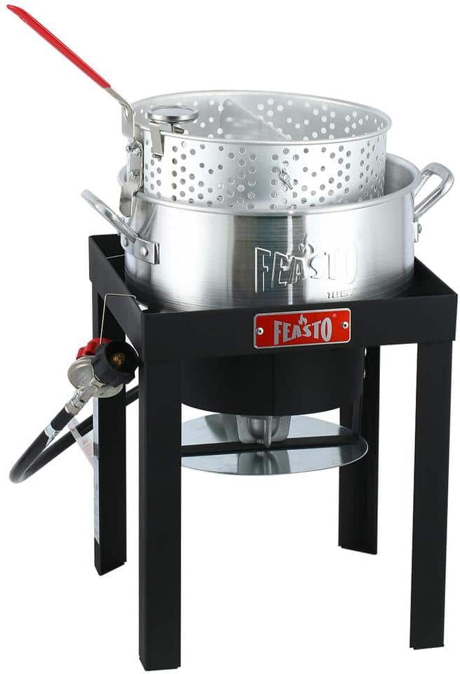 FEASTO 10 qt. Aluminum Fish Fryer Kit