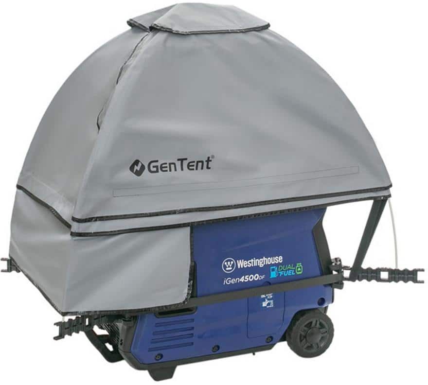 GenTent Generator Running Cover - Inverter Kit (Standard, Grey) - for Fully Encased Inverter Generators