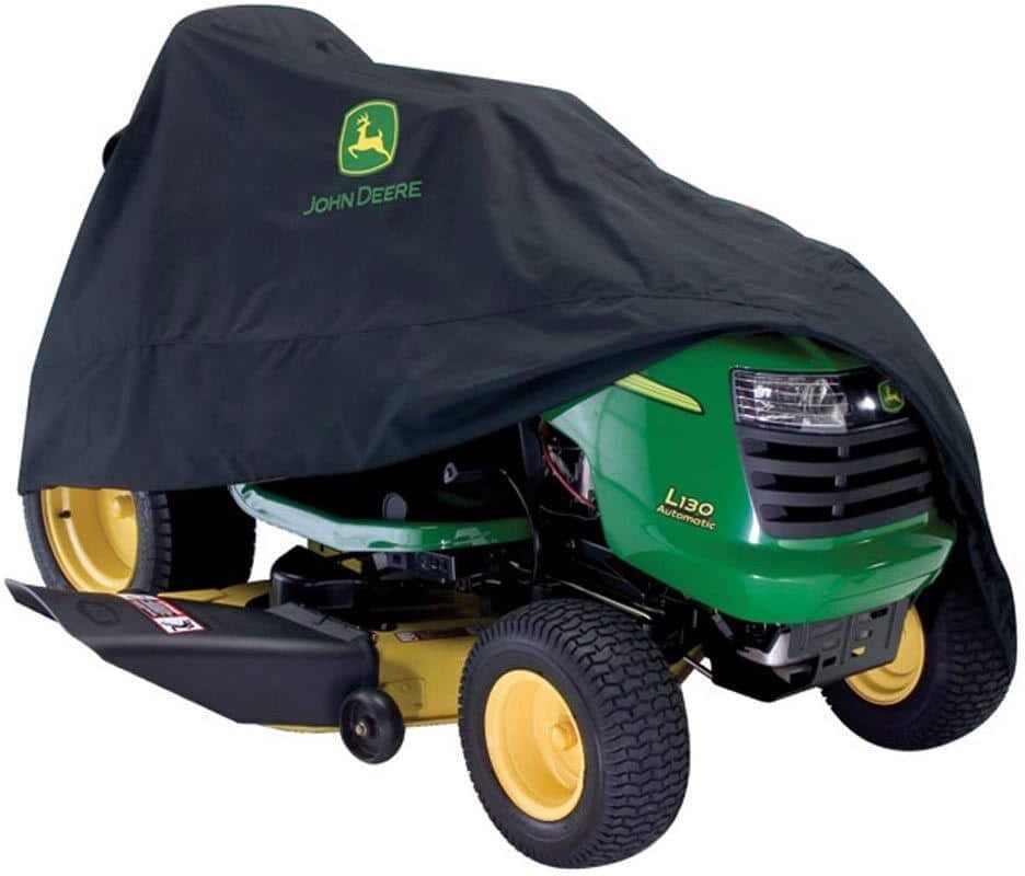 John Deere X300 Series 46 in. x 44 in. Black Riding Mower Cover for 100