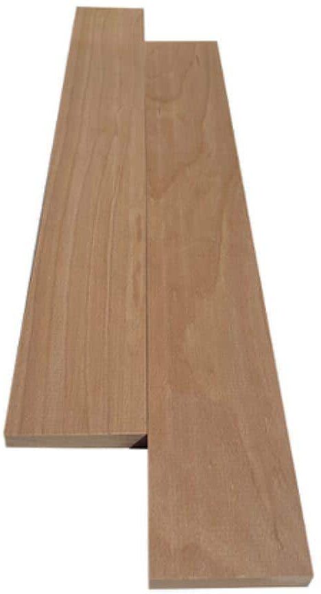 Swaner Hardwood 1 in. x 4 in. x 8 ft. European Beech S4S Hardwood Board (2-Pack)