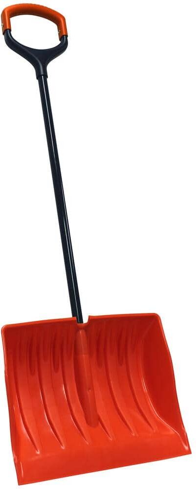 Bigfoot 19" Poly Combination Snow Shovel With X-Large Shock Absorbing D-Grip