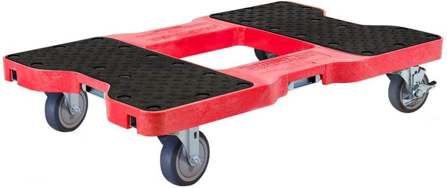 SNAP-LOC 1200 lbs. Capacity Professional E-Track Dolly in Red