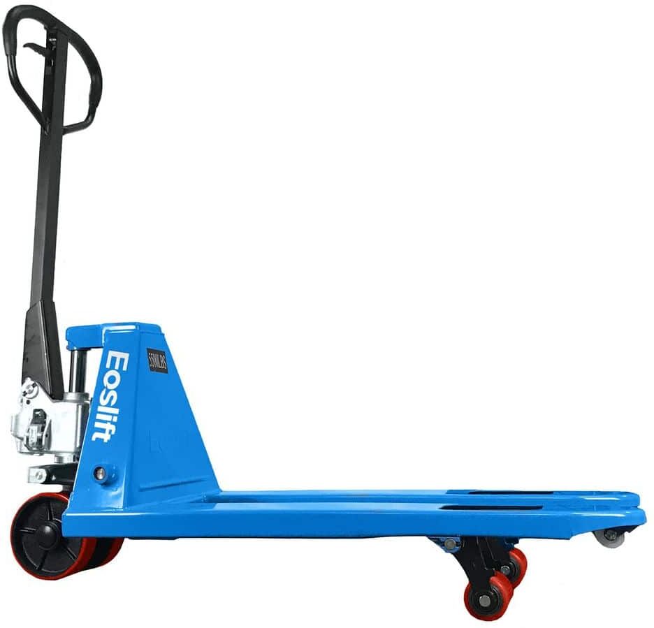 Eoslift 5,500 lbs. 27 in. x 36 in. Forks Industrial Grade M25S (Short) Manual Pallet Jack