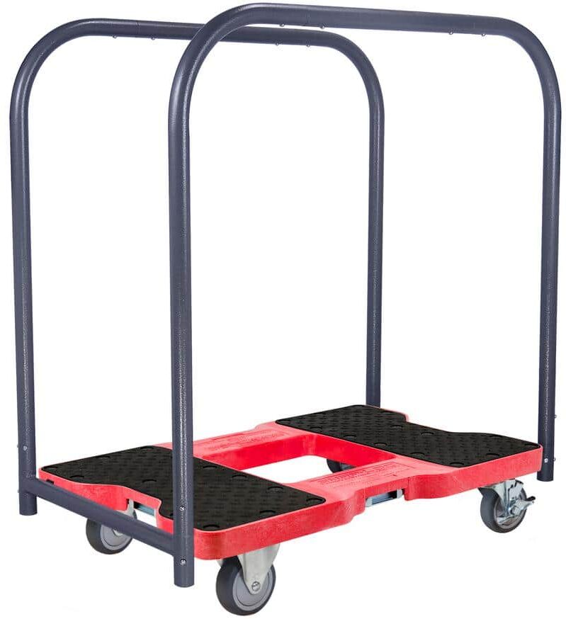 SNAP-LOC 1,200 lbs. Polypropylene Professional E-Track Panel Cart Dolly in Red