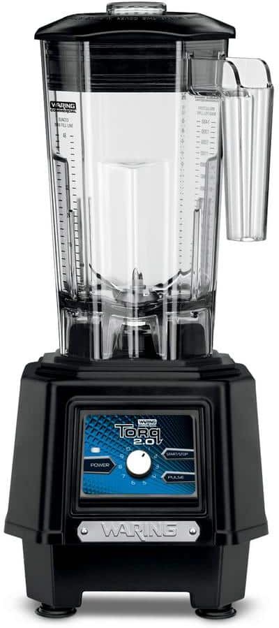 Waring Commercial TORQ 2.0 Blender,Variable Dial Controls with 48 oz. BPA-Free Copolyester Container