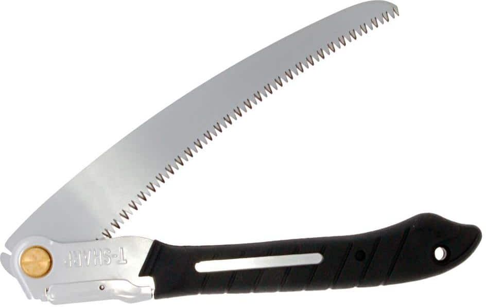 Folding Saw with Steel Handle, 10.5-Inch Tri-Edge Blade