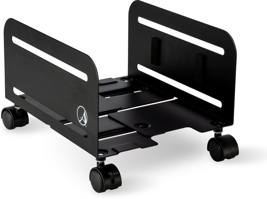 Atlantic Steel 4-Wheeled CPU/Desktop/Computer Mobile Cart in Black