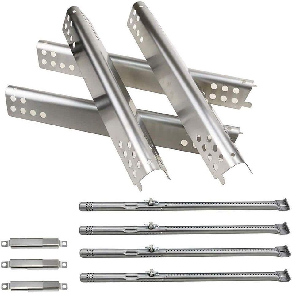 Avenger Universal BBQ Burner Repair Kit Includes Stainless Heat Plate Tent Shields