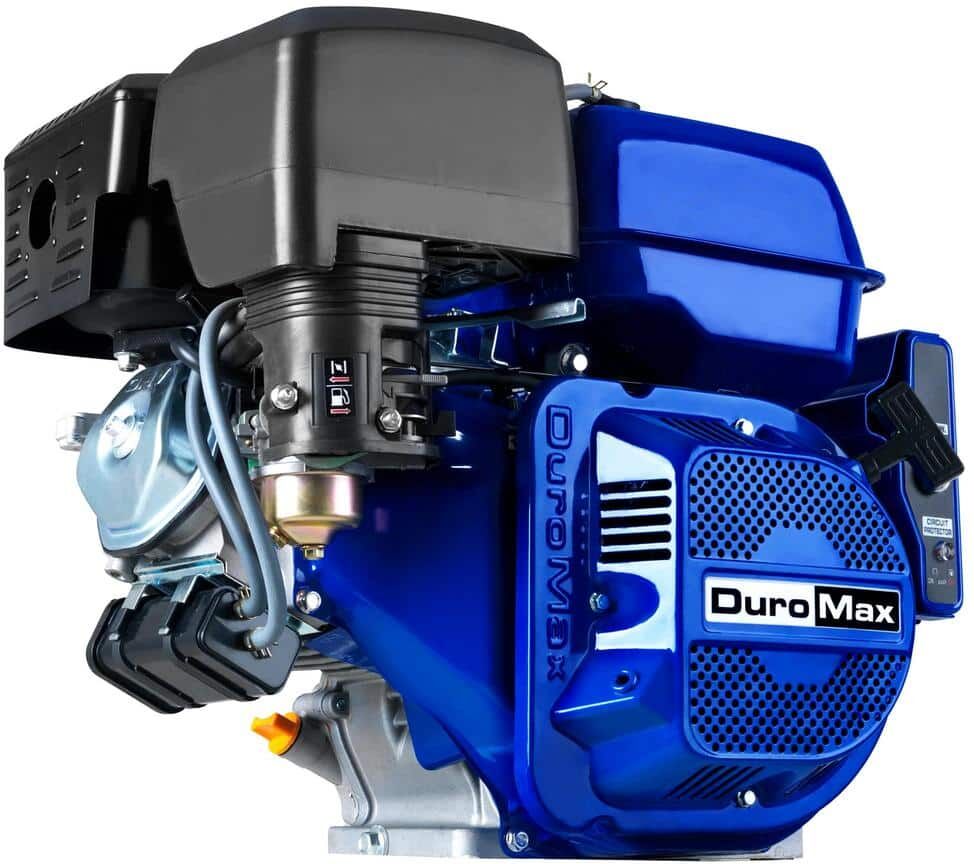 DUROMAX 440cc 1 in. Gasoline Multi-Purpose Horizontal Key Shaft Recoil/Electric Start Portable Engine 50-State