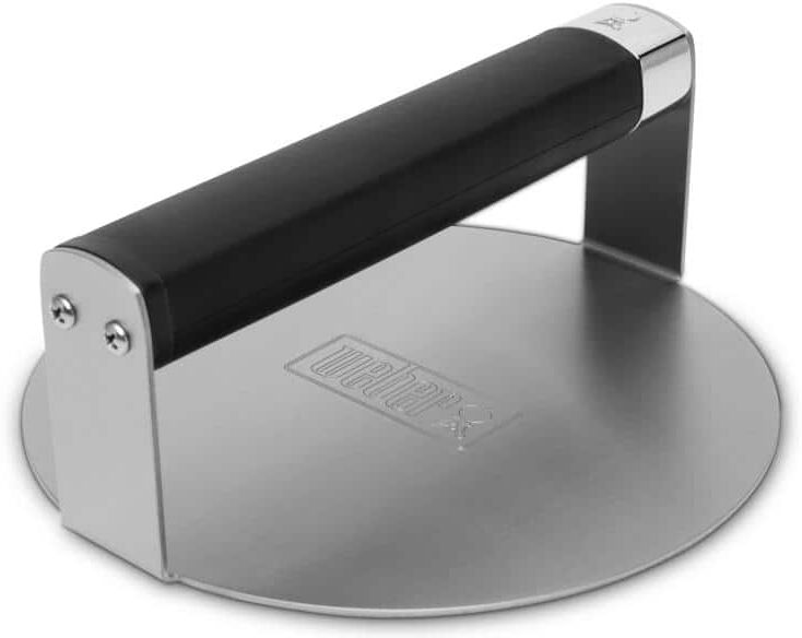 Weber Griddle Smashed Burger Press in Stainless Steel